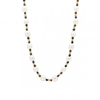 Akoya Pearl Necklace Mix/Gold