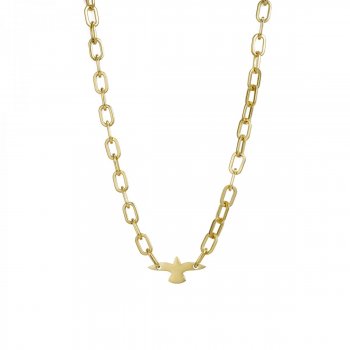 Dove Chain Necklace Gold