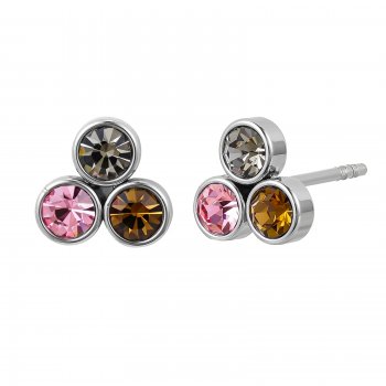 Lima Trio Earring Mix/Silver