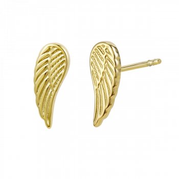 Wing Stud Earring Gold