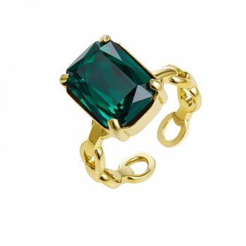 Aspen Ring Green/Gold