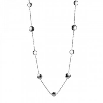 Capri Multi Long Necklace Silver