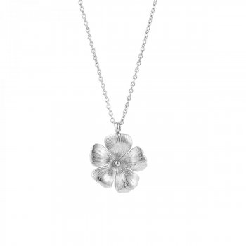 Blossom Short Necklace Silver