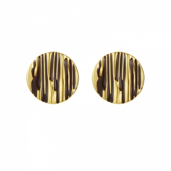 Blake Earring Brown/Gold
