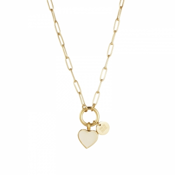 Noble Heart Necklace Ivory/Gold