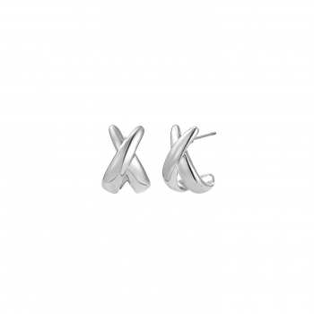 Cross Earring Silver
