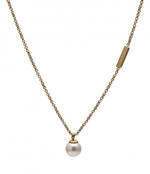 Pearl Short Necklace Gold