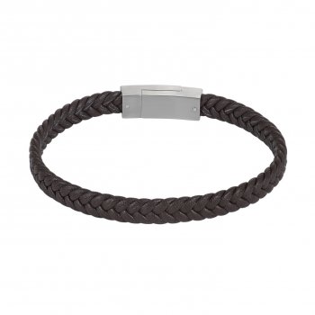 Aron Brown Leather Bracelet 