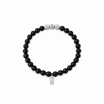 Dad Elastic Bracelet Black