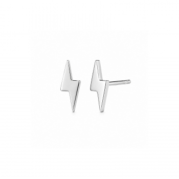 Flash Stud Earring Silver