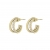 Crown Duo Hoop Gold
