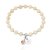 Beverly Bracelet Ivory/Steel
