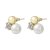 Ice Pearl Mix Earring Gold