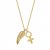 Wing Woman Large Necklace Gold