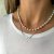 Pearl Collier Necklace Silver