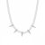 Spike & Pearl Necklace Silver