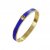Capri Enamel Bracelet Blue/Gold