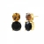 Quinn Earring Brown/Black/Gold