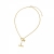 Alexa T-Bar Necklace Gold