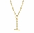 Alexa T-Bar Long Necklace Gold