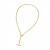 Alexa T-Bar Long Necklace Gold