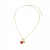 Noble Heart Necklace Red/Gold