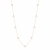 Clover Multi Long Necklace White/Gold