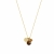 Kelly Long Necklace Brown/Gold