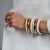 Rue Resin Mix Bracelet Silver