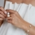 Brea Enamel Large Ring Ivory/White/Gold