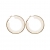 Halo Resin Earring Ivory