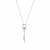 Spike Short Necklace Silver