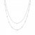 Sacramento 2-Row Necklace Silver