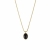 Retro Necklace Black/gold