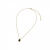 Retro Necklace Black/gold