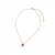 Retro Necklace Pink/Gold