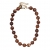 Velvet Resin Necklace Brown