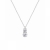 Crystal Necklace Silver