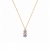 Crystal Necklace Gold