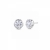Bash Earring Clear/Silver