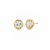 Bash Earring Clear/Gold
