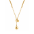 Brea Bead Necklace Gold