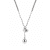 Brea Bead Necklace Silver
