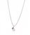 Pearl Long Necklace White/Steel