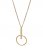 Zone Short Necklace Gold