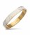 Rose Enamel Bracelet White/Gold