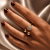 Brea Rhinestone Ring Gold