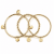 Capri 3-pack Bracelet Gold 