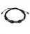 Bull Black Adjustable Bracelet