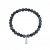 Biker Black Mix Elastic Bracelet